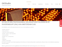 Tablet Screenshot of gkstudio.nl